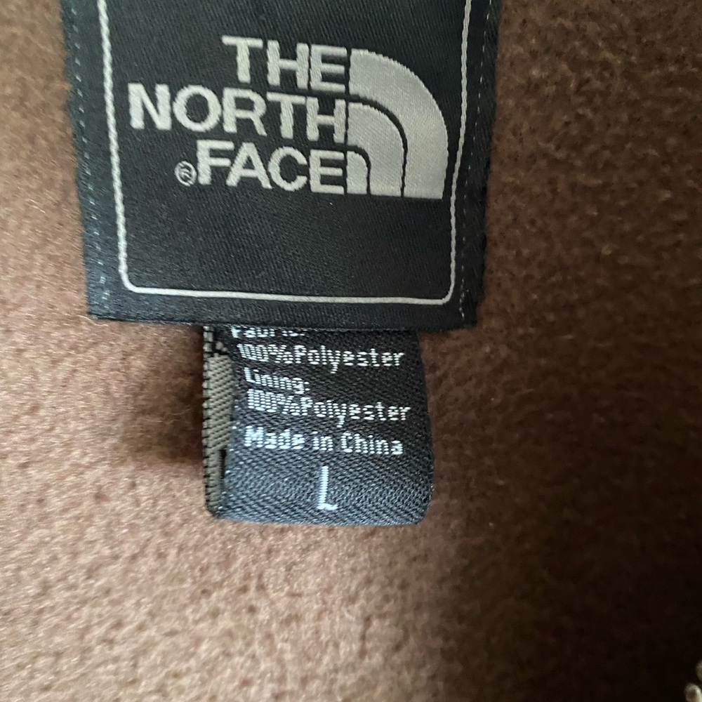 North Face fleece Brown Ladies Large - Picture 3 of 3